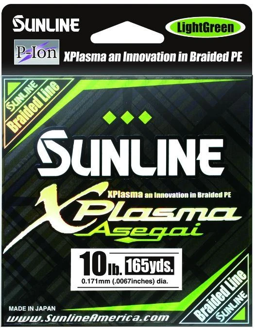 Sunline X Plasma Asegai Braid 150m Spools 3 Sunline X Plasma Asegai Braid 150m Spools