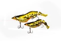 Chasebaits Armour Prawn Lures -Outlet Reels And Lures Store ChasebaitsArmourPrawnLures03GoldChrome Freddys
