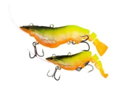 Chasebaits Armour Prawn Lures -Outlet Reels And Lures Store ChasebaitsArmourPrawnLures08Neon Freddys