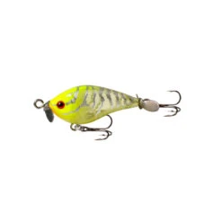 Fish Craft Fizz Bug 38mm Lures -Outlet Reels And Lures Store Fishcraft Fizz Bug 38 Chartreuse UV Tiger