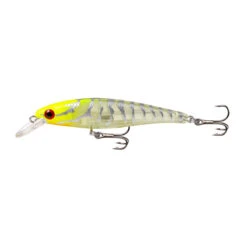 Fish Craft Jerkman Lures -Outlet Reels And Lures Store Fishcraft Jerkman 65 Chartreuse UV Tiger