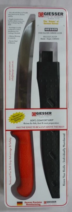 Giesser Fillet Knifes -Outlet Reels And Lures Store Geisser Fillet Knifes 21cm Curved Freddys 91aa8083 1b57 49b0 a764 b7100b58b63f