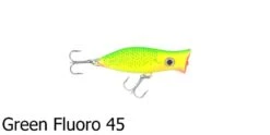 Halco Roosta Popper Surface Lures -Outlet Reels And Lures Store Halco Roosta Popper 45 Green Fluoro Freddys 3757fd59 e45a 4de5 a9cc a669fb88ecf8