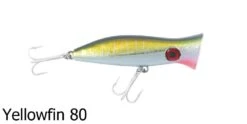 Halco Roosta Popper Surface Lures -Outlet Reels And Lures Store Halco Roosta Popper 80 Yellowfin Freddys 21d03068 4220 4364 9a7b e1e1616a3dd5