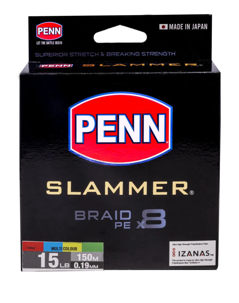 Penn Slammer Multi Colour Braid 150m Rolls 4 Penn Slammer Multi Colour Braid 150m Rolls - Image 2