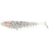 Shimano Squidgy Prawn Paddle Tail Soft Plastic Lures -Outlet Reels And Lures Store SQUIDGIES PADDLE WHITE LIGHTNING